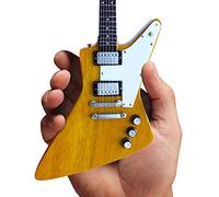 FanMerch U2 Bono - The Edge Natural Explorer Guitar Korina Replica - 1:4 Scale Model