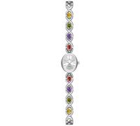 FANMIS Gold Watches for Women with Small Vintage Bracelet Elegant Jade Oval Dial Dress Watch Fashion Quartz Wrist Watch Waterproof Watch, C Silver, Modern Classic