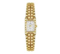 FANMIS Luxury Small Gold Watches for Women Minimalism Ultra-Thin Ladies Fashion Bracelet Watch Vintage Ladies Quartz Wrist Watches Stainless Steel Band, Gold White