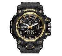 FANMIS Men's Digital Watch, Fashion Military Multifunction 164M Water Resistant LED Backlight Sport Watch Unisex Sport Watch Activity Watch