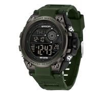 FANMIS Mens Fashion Military Multifunction Digital Watches 50M Water Resistant Electronic LED Backlight Sports Watch Unisex Outdoor Sport Watch, Z Orange, Digital