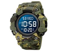 FANMIS Mens Military Multifunction Digital LED Watch Electronic Waterproof Alarm Quartz Sports Watch, Y Camouflage, sports