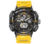 Fanmis Men's Womens Multi-function Cool S-shock Sports Watch LED Analog Digital Waterproof Alarm - Orange
