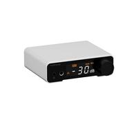 Fanmusic Topping DX1 II Gaming Ready DAC&Headphone AMP ES9039Q2M Decoder chip 3rd Generation XMOS XU-316 with Remote Control (White)