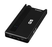 Fanmusic TOPPING G5 ES9068AS DAC Type-C Hi-Res Audio Portable DAC & Amp USB+BT+AUX Inputs USB Support Up to DSD512 & PCM768kHz 4. 4mm&3.5mm Headphone Output Portable Decoding Headphone Amplifier