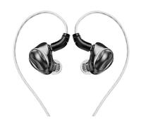 Fanmusic TRN Dolphin Earphone 10mm Dual Magnetic Circuit Dynamic Driver In-ear Headphone with Interchangeable Cable (3.5mm with mic)