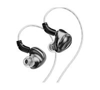 Fanmusic TRN Dolphin Earphone 10mm Dual Magnetic Circuit Dynamic Driver In-ear Headphone with Interchangeable Cable (3.5mm without mic)