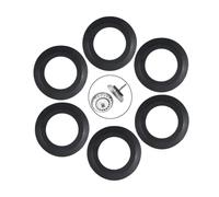 FANNAS Rubber Replacement Seal, Pack of 6 Sink Strainer Basket Seal, Diameter 54 mm Outside, Diameter 32 mm Inside, Drain Seal for Kitchen Sink, Compatible with Blanco Strainer Baskets