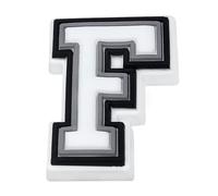 Fannoday Shoe Letter Charms, Shoe Single Letter DIY Decoration Charms Alphabet Accessories for Sandals with Women Adults Party Gift Favors, One Size, Polyvinyl Chloride, No Gemstone