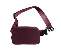 Fanny Belt Pack for Women Crossbody Bag for Sports Adjustable Strap, Burgundy, Waist Packs