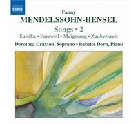 Fanny Mendelssohn Fanny Mendelssohn-Hensel: Songs - Volume 2 (CD) (US IMPORT)