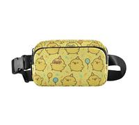 Fanny Pack Belt Bag Cartoon Chicks Crossbody Bags for Women Adjustable Strap Mini Everywhere Waist Pouch for Workout Running