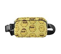 Fanny Pack Belt Bag Cute Chicks Crossbody Bags for Women Adjustable Strap Mini Everywhere Waist Pouch for Workout Running