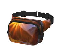 Fanny Pack Belt Bag for Men Women Rocky Mountain Sunset Sunshine Adjustable Waist Packs Bag Crossbody Bags for Travel