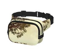 Fanny Pack Belt Bag for Men Women Tree with Branch Scenery Adjustable Waist Packs Bag Crossbody Bags for Travel, Black, One Size