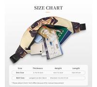 Fanny Pack Belt Bag for Women Men Adjustable Waist Pack Bag Pug cartoon Crossbody Bags for Travel