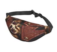 Fanny Pack Belt Bag for Women Men Adjustable Waist Pack Bag Sloth on zipper Crossbody Bags for Travel, Black, One Size