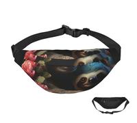 Fanny Pack Belt Bag for Women Men Waterproof Waist Pack A Sloth and a Baby Sloth Waist Bag with Adjustable Strap