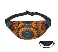 Fanny Pack Belt Bag for Women Men Waterproof Waist Pack Abstract Mandala Waist Bag with Adjustable Strap