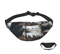 Fanny Pack Belt Bag for Women Men Waterproof Waist Pack American Bald Eagle Waist Bag with Adjustable Strap