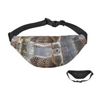 Fanny Pack Belt Bag for Women Men Waterproof Waist Pack Camouflage Deer Waist Bag with Adjustable Strap