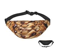 Fanny Pack Belt Bag for Women Men Waterproof Waist Pack Chocolate Cookie Waist Bag with Adjustable Strap