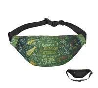 Fanny Pack Belt Bag for Women Men Waterproof Waist Pack Math question Waist Bag with Adjustable Strap