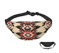 Fanny Pack Belt Bag for Women Men Waterproof Waist Pack Native American Patterns Waist Bag with Adjustable Strap