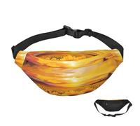 Fanny Pack Belt Bag for Women Men Waterproof Waist Pack Sunflower Field Sunset Waist Bag with Adjustable Strap