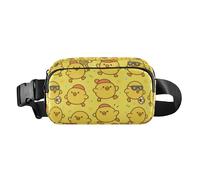 Fanny Pack Belt Bag Funny Chicks Crossbody Bags for Women Adjustable Strap Mini Everywhere Waist Pouch for Workout Running