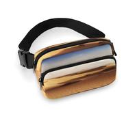 Fanny Pack Desert Landscape Printed Waist Cinching Bag Hip Bag Lightweight Belt Bag for Travel Sports Hiking Running, Desert Landscape, 7.9 X 5.1 in