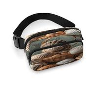 Fanny Pack Farmhouse Shell Series Printed Waist Cinching Bag Hip Bag Lightweight Belt Bag for Travel Sports Hiking Running, Farmhouse Shell Series, 7.9 X 5.1 in