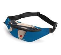 Fanny Pack for Men Women Aircraft Fighter Jets Waist Pack Small Belt Bag with Adjustable Strap Waterproof Sling Bag Fashion Crossbody Bag Bum Bag for Travel Hiking Running, white, 14.2x5.9 Inches