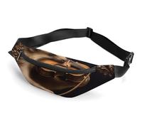 Fanny Pack for Men Women Animal Hedgehog Music Violinprinted Crossbody Belt Bags Sports Waist Bag ForTravel Running Hiking Walking Workout, Animal Hedgehog Music Violin, 36*15cm