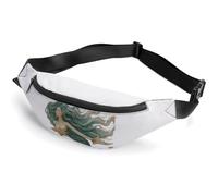 Fanny Pack for Men Women Belt Bag Art Mermaid Crossbody Waist Pack for Travel Walking Running Bum Bags, color-3, 36*15cm