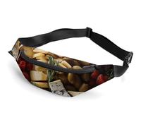 Fanny Pack for Men Women Belt Bag Beautiful Cheese Board Crossbody Waist Pack for Travel Walking Running Bum Bags, style-3, 36*15cm