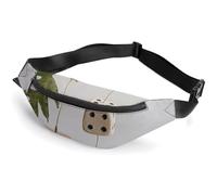 Fanny Pack for Men Women Belt Bag Leaves And Dice Crossbody Waist Pack for Travel Walking Running Bum Bags, style-4, 36*15cm