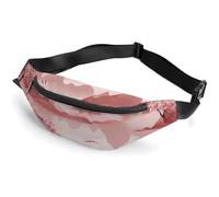 Fanny Pack for Men Women Belt Bag Peach Mountain Pattern Crossbody Waist Pack for Travel Walking Running Bum Bags, style-3, 36*15cm