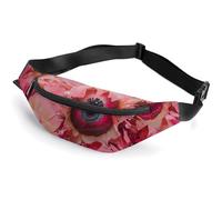 Fanny Pack for Men Women Belt Bag Red Abstract Blur Crossbody Waist Pack for Travel Walking Running Bum Bags, style, 36*15cm