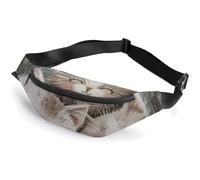 Fanny Pack for Men Women Belt Bag Three Cats Sleeping Crossbody Waist Pack for Travel Walking Running Bum Bags, color, 36*15cm