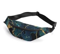 Fanny Pack for Men Women Belt Bag With Yellow Texture Crossbody Waist Pack for Travel Walking Running Bum Bags, color-7, 36*15cm