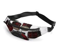 Fanny Pack for Men Women Cool Drum Setprinted Crossbody Belt Bags Sports Waist Bag ForTravel Running Hiking Walking Workout, Cool Drum Set, 36*15cm