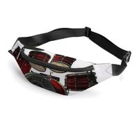 Fanny Pack for Men Women Cool Drum Setprinted Crossbody Belt Bags Sports Waist Bag ForTravel Running Hiking Walking Workout, Cool Drum Set, 36*15cm