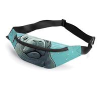 Fanny Pack for Men Women Crazy Save Manateeprinted Crossbody Belt Bags Sports Waist Bag ForTravel Running Hiking Walking Workout, Crazy Save Manatee, 36*15cm