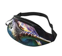 Fanny Pack for Men Women,Crossbody Waist Bag A Colorful Tropical sea Turtle Chest Bag Daypack Belt Bags for Travel Sports Running