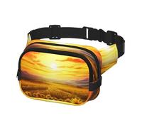 Fanny Pack for Men Women Crossbody Waist Bag Dreamlike Sunset Of A Sunflower Field Belt Bag with Adjustable Strap Hip Bum Bag