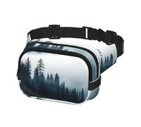 Fanny Pack for Men Women Crossbody Waist Bag Foggy Mountains Landscape Belt Bag with Adjustable Strap Hip Bum Bag