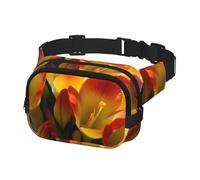 Fanny Pack for Men Women Crossbody Waist Bag Freesia Beautiful Plant Flower Belt Bag with Adjustable Strap Hip Bum Bag