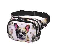 Fanny Pack for Men Women Crossbody Waist Bag French little bulldog Belt Bag with Adjustable Strap Hip Bum Bag