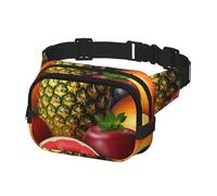 Fanny Pack for Men Women Crossbody Waist Bag Fresh Juicy Fruits Belt Bag with Adjustable Strap Hip Bum Bag